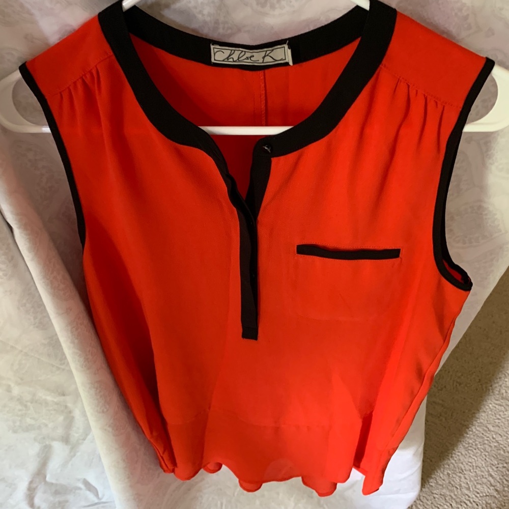 Orange tank